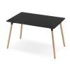 92604 2 stylovy cerny stul adria 120x80 cm pro 4 osoby