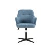 Moderní Modré kancelářské křeslo NERIS s nastavitelnou výškou