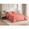 Bavlněné povlečení CALMORA růžové pro moderní ložnici