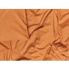 Bavlněné povlečení CALMORA terakotové pro teplou atmosféru ložnice