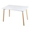 93418 akce bily jidelni stul bergen 120x80 cm ii jakost