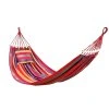 Barevná houpací síť HAMAK pro 2 osoby s polštářem 190x150 cm do zahrady