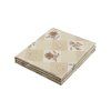 91935 pvc ubrus bellisa 120x140 cm bezovy s kvetinovym patchwork vzorem