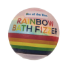 Zábavná šumivá bomba do koupele RAINBOW levandule duhová barevná koupel