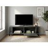 Designový TV stolek PARIS 150 cm antracit s otevřeným prostorem