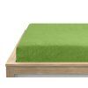 Kvalitní froté prostěradlo BASIC zelené 90x200 cm na jednolůžko