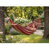 Pohodlná houpací síť ZENVIO COMFORT 200x80 cm červená pro relaxaci