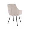 96849 2 designova jidelni zidle servio brego bezova elegance s cernymi nohami