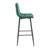 Sametová barová židle ARCETO VELVET v elegantním designu pro moderní interiéry.