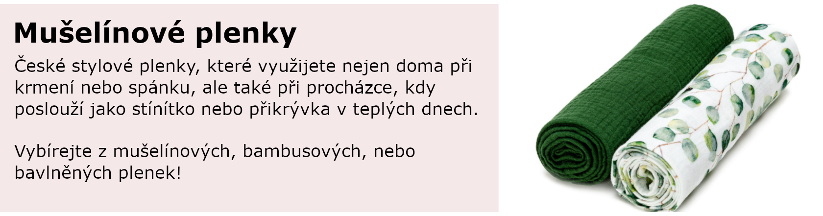 Mušelínové plenky