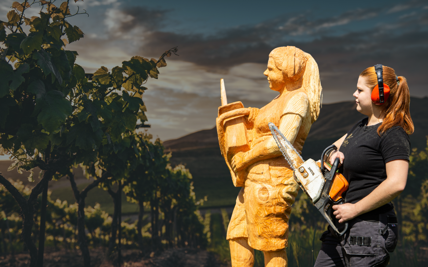 Zážitkové kurzy řezby soch motorovou pilou