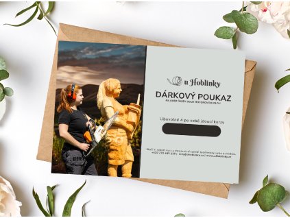 Řezbářská dovolená poukaz na kurz řezby motorovou pilou uHoblinky.cz