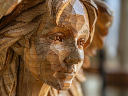 Kurz řezby soch motorovou pilou anděl uHoblinky.cz