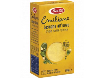 barilla emiliane pasta alluovo lasagne 500gr