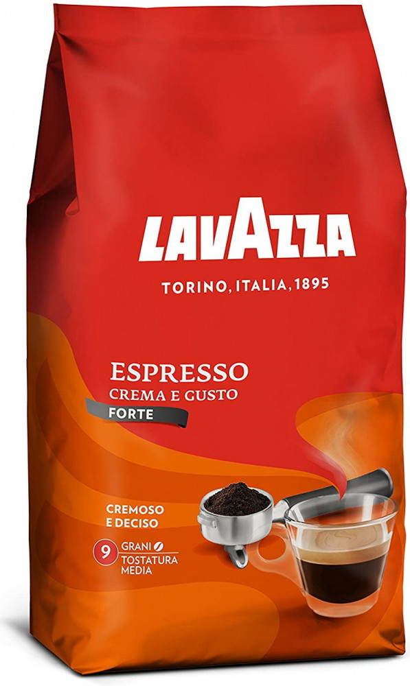 LAVAZZA CREMA GUSTO,1KG GUSTO FORTE, ZRNKOVÉ