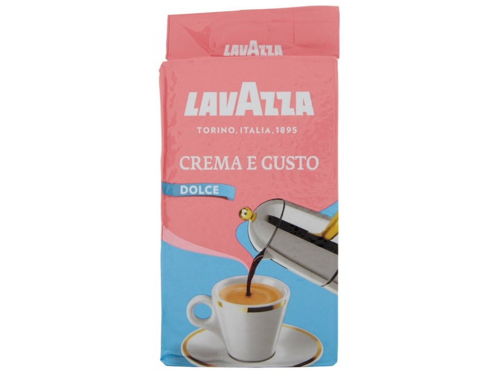 LAVAZZA GUSTO CREMA,MLETÁ , 250 g, KRÉMOVÁ JEMNÁ CHUŤ