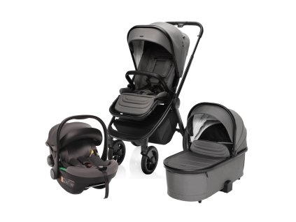 Set kočárek Move Cross 3 + hluboká korba Move XL 3 + autosedačka, Tornado Grey