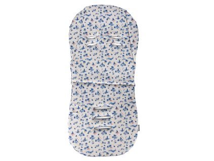 Podložka do kočárku z paměťové pěny Comfort, Sailor Blue