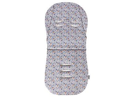 Podložka do kočárku z paměťové pěny Comfort, Emoji Beige
