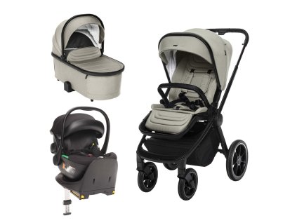 Set kočárek Move Cross 3 + hluboká korba Move XL 3 + autosedačka XM dle vlastního výběru + báze, Boss Grey