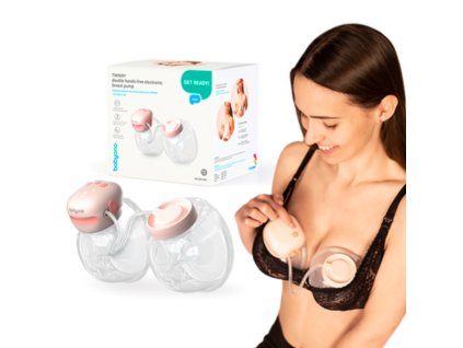 BABYONO Odsávačka mateřského mléka elektrická Double Twinny