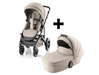 Set kočárek Smile 5Z + hluboká korba Style, Teak