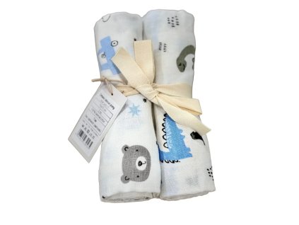 Plena 70x70 cm, méďa auto+dinosaurus