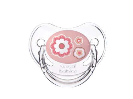 canpol babies dudlik 18m silikonovy anatomicky newborn baby ruzovy