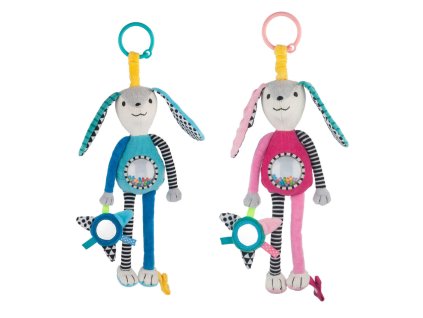 canpol babies plysova hracka s uchytem na dudlik zajicek