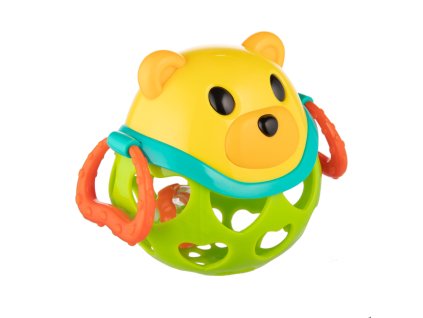 canpol babies interaktivni hracka micek s chrastitkem zeleny medvidek