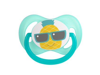 canpol babies a dudlik 0 6m silikonovy symetricky so cool tyrkysovy