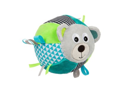 canpol babies plysovy senzoricky micek medvidci sedy