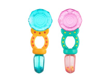 canpol babies kousatko s chrastitkem lizatko