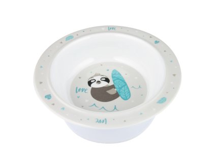 canpol babies melaminova miska s prisavkou exotic animals 270ml seda