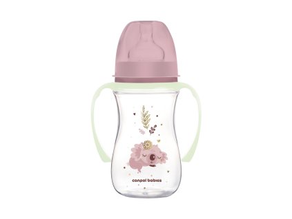 canpol babies antikolikova lahev easystart sleepy koala 240ml ruzova