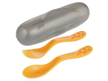 canpol babies cestovni sada priboru zluta