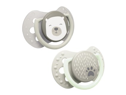 lovi dudlik svitici silikonovy dynamicky mini buddy bear 0 2m 2ks