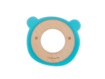 canpol babies dreveno silikonove kousatko meda
