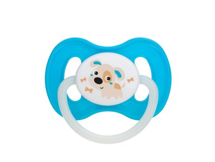 canpol babies dudlik svitici kaucukovy tresinka bunnycompany 0 6m 1ks modry