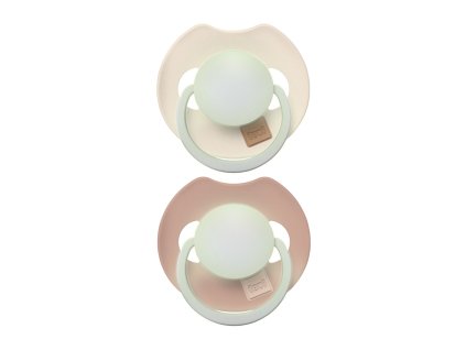 lovi dudlik svitici silikonovy dynamicky prime 6 18m 2ks ivoryblush