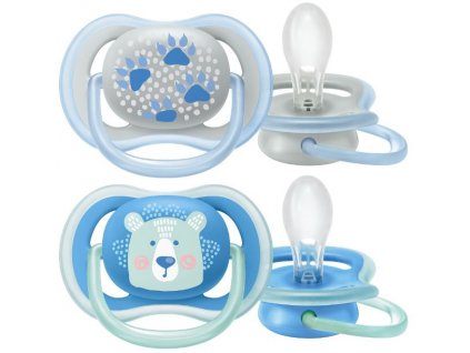 Philips AVENT Šidítko Ultra air Pastel 6-18m chlapec, 2 ks