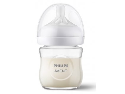 Philips AVENT Láhev Natural Response skleněná 120 ml, 0m+