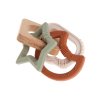 LÄSSIG Teether Wood/Silicone 2024 Little Universe cloud/moon/star