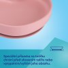 canpol babies silikonovy talir s prisavkou srdce modry