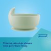 canpol babies silikonova miska s prisavkou 330ml kremova