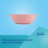 canpol babies silikonova delena miska s prisavkou dots 360ml seda