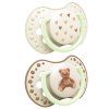 lovi dudlik svitici silikonovy dynamicky teddy love 18m 2ks