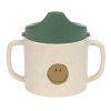 LÄSSIG Sippy Cup PP/Cellulose Happy Rascals Smile green
