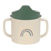 LÄSSIG Sippy Cup PP/Cellulose Happy Rascals Smile green