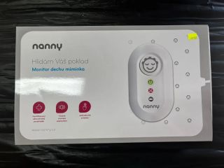 Přijďte si k nám pro úžasný monitor dechu Nanny 🥰❤️ Cena 2.699,- Pro váš klidný spánek😉❤️ Je jednoduchý na ovládání a ma...